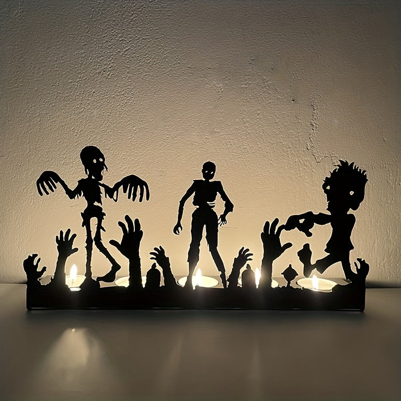 Skeleton Candle Holder Metal Iron Crafts Home Decor Candle Holders Candle Stick Holder Home Decoration